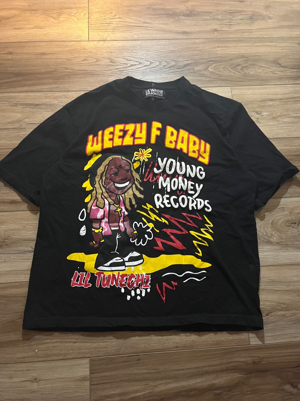 Weezy F Baby Black Graphic Tee - Young Money Records